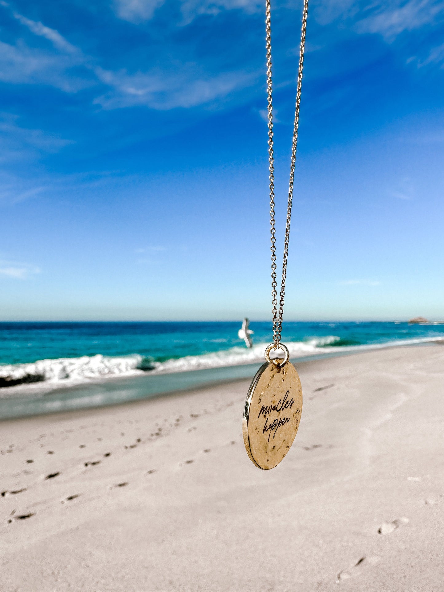 Miracles Happen Gold Necklace