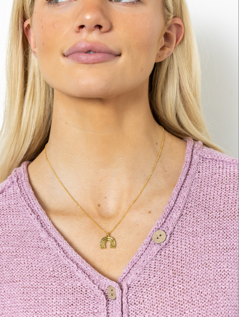 Rainbow Gold Necklace