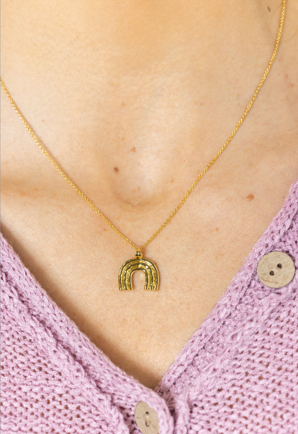 Rainbow Gold Necklace